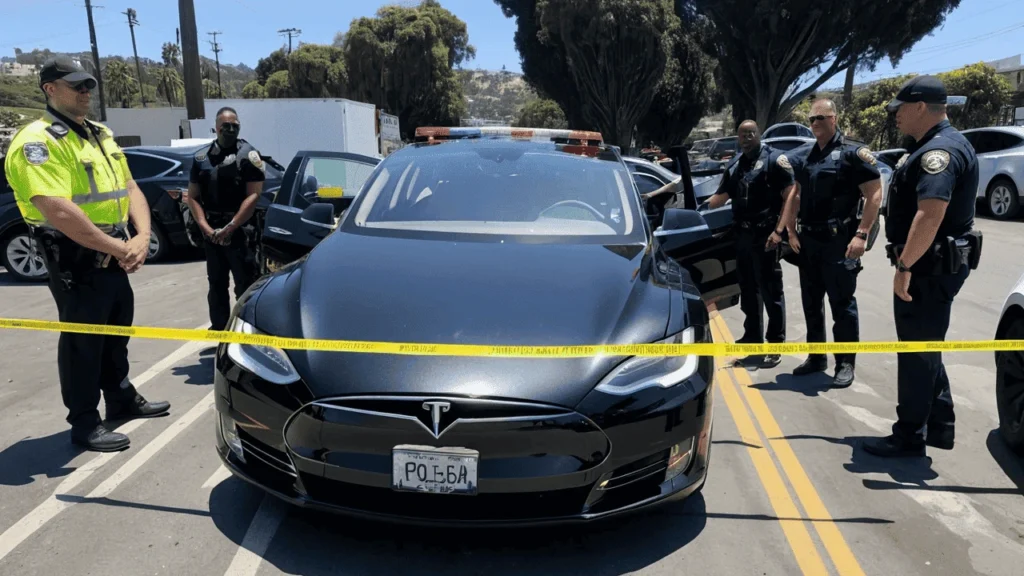 D4vd Tesla Missing Person Case: Body Found in Abandoned Car 2 Tesla impounded at Hollywood tow yard in Celeste Rivas case