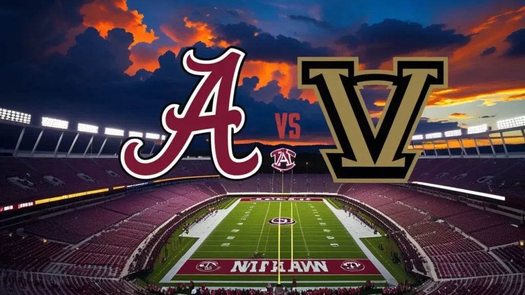Alabama vs Vanderbilt 2025 Preview: Stakes, Odds & What to Watch 2 Alabama vs Vanderbilt 2025 college football preview stadium under lights
