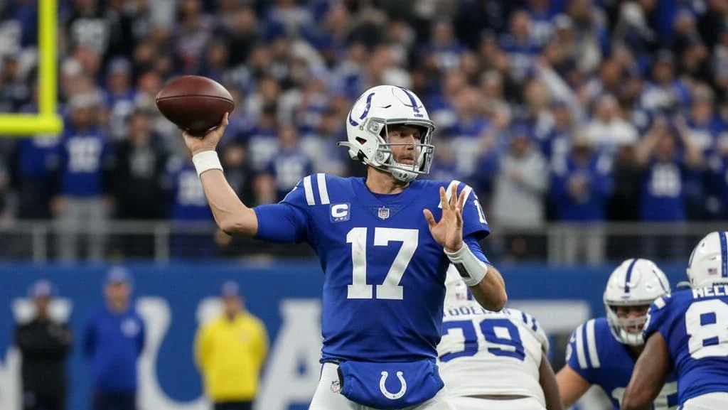 Philip Rivers playing quarterback for the Indianapolis Colts