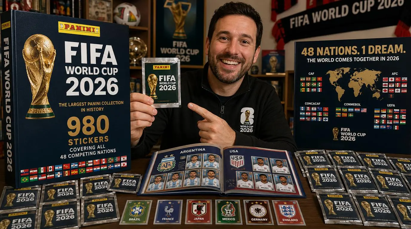 Panini World Cup 2026 stickers album collection USA soccer fever