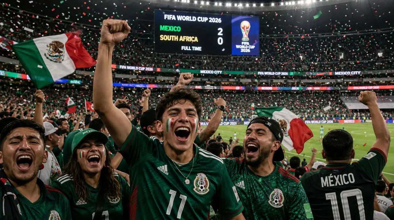 World Cup 2026 Opening Day Recap: 3 Shocking Red Cards, Mexico Wins 2-0, USA Faces Paraguay Tonight 1 World Cup 2026 opening day Mexico South Africa Azteca stadium red cards